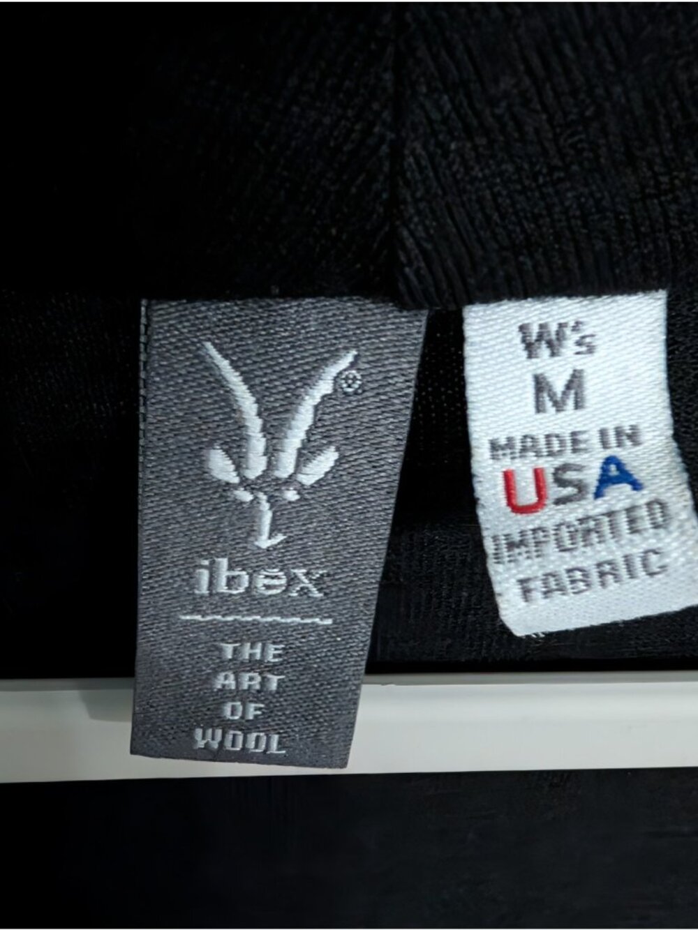 Ibex Freya Full-Zip Merino Wool Black Cardigan Women's M Cowl Neck Pockets - Picture 9 of 10